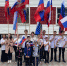 Патриотическая акция прошла в городе Оха в честь Дня Российского флага. - Дворец культуры
