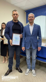 В Охе наградили строителей и дорожников