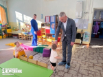 Мэр Охи заглянул в группу кратковременного пребывания малышей